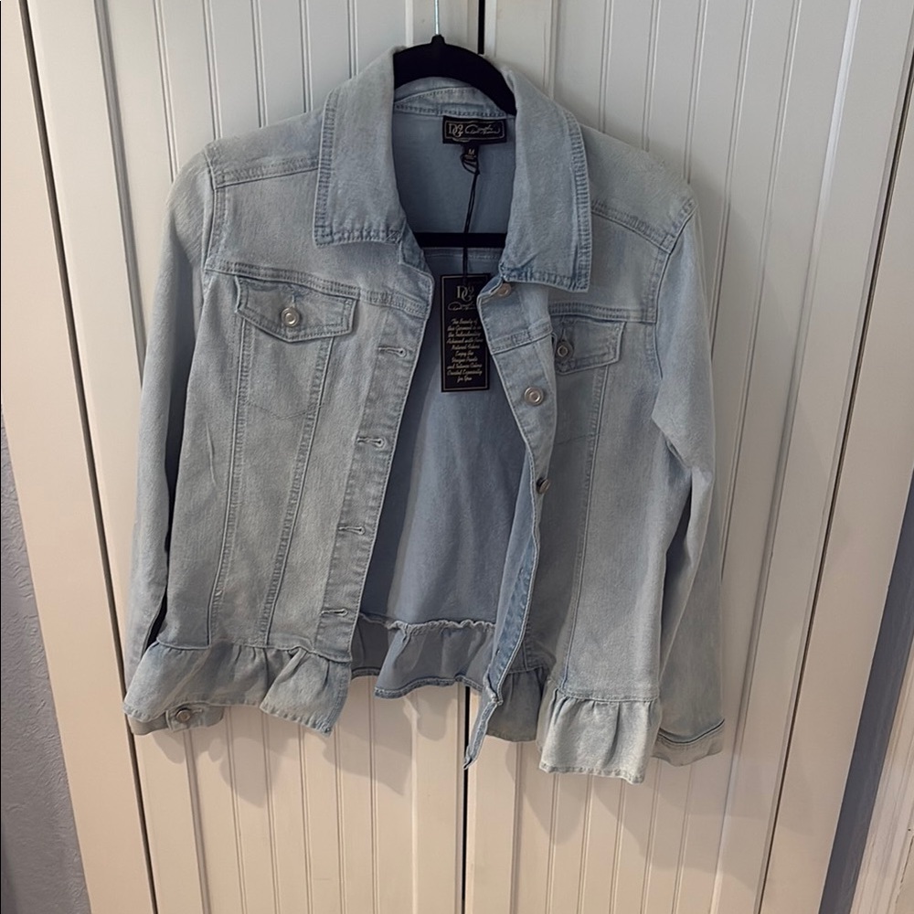DG2 by Diane Gilman Blue Jean Jacket Classic Style